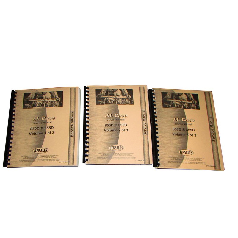 CA-S-850D,855D Service Manual Fits Case 850D Crawler Diesel