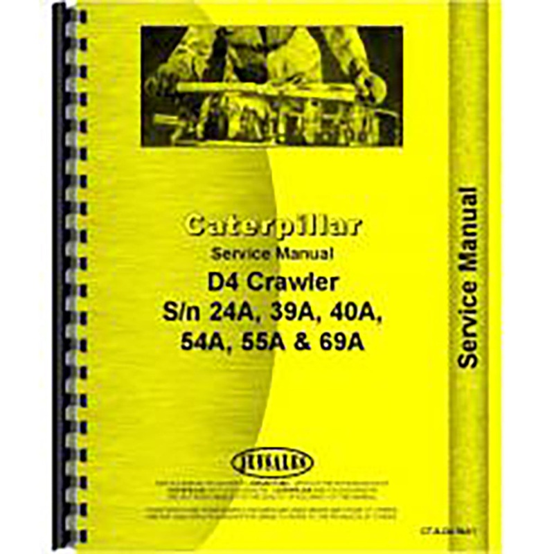 CT-S-D4 39A1 Service Manual Fits Caterpillar D4 Crawler