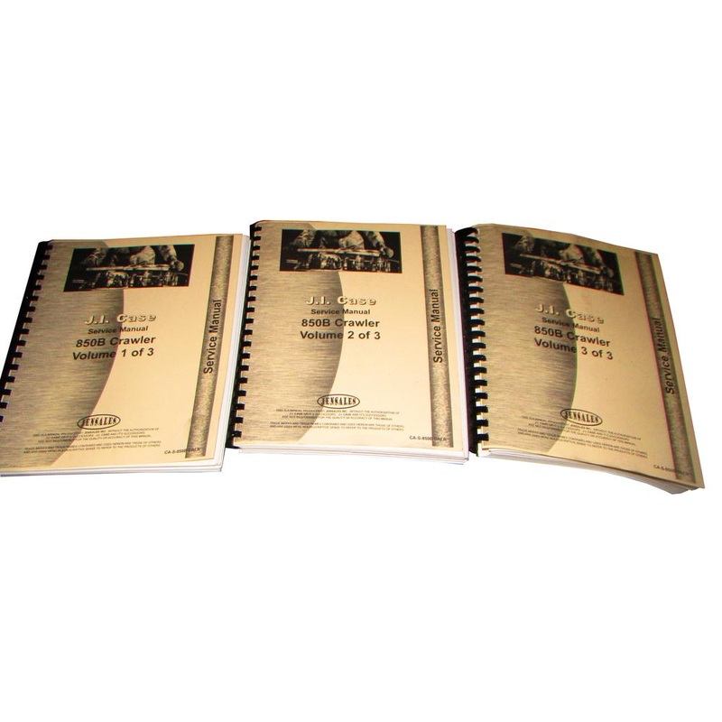 Fits Case 850B Crawler Service Manual