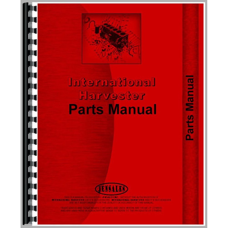 Fits International Harvester TD18A Crawler Bulldozer Attachment Parts Manual