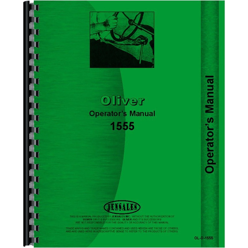 New Operators Manual Minneapolis Moline G550 Oliver 1555 Tractor