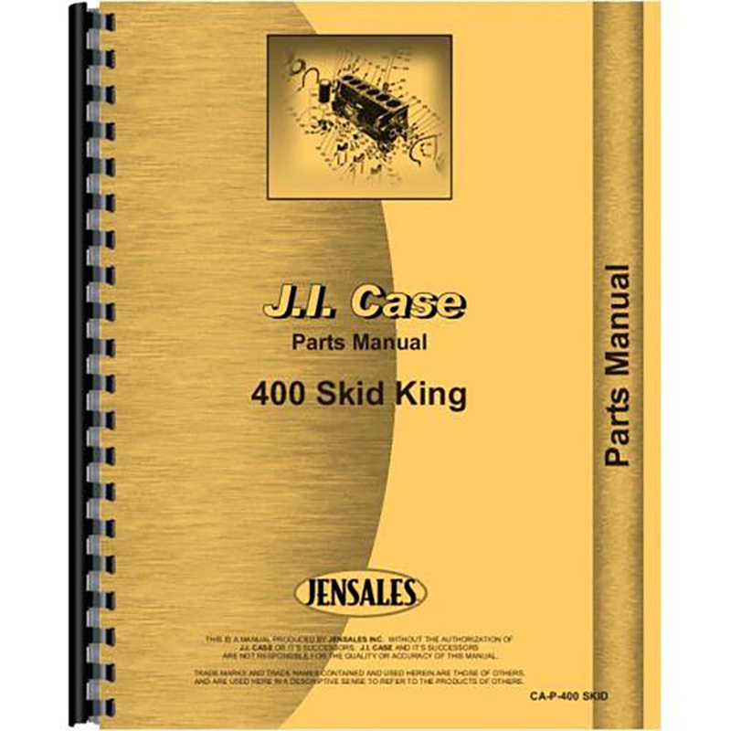 New Parts Manual Fits Case 400 Tractor