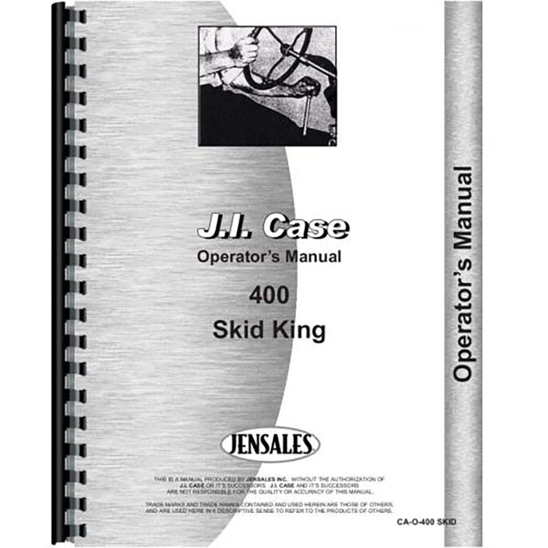 Operators Manual Fits Case 400 Tractor