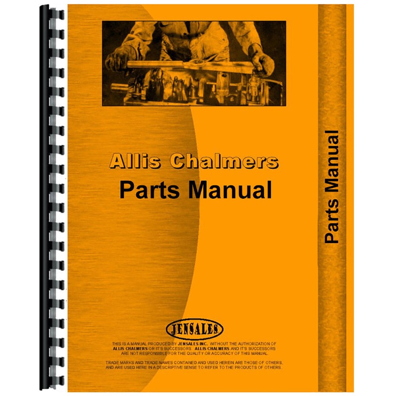 Parts Manual Fits Allis Chalmers 9518 (Diesel) Tractors