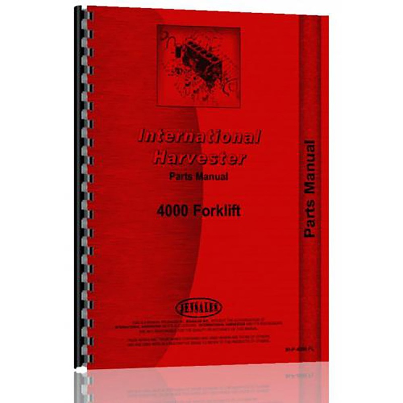 Parts Manual Fits International Harvester 4000 Tractor
