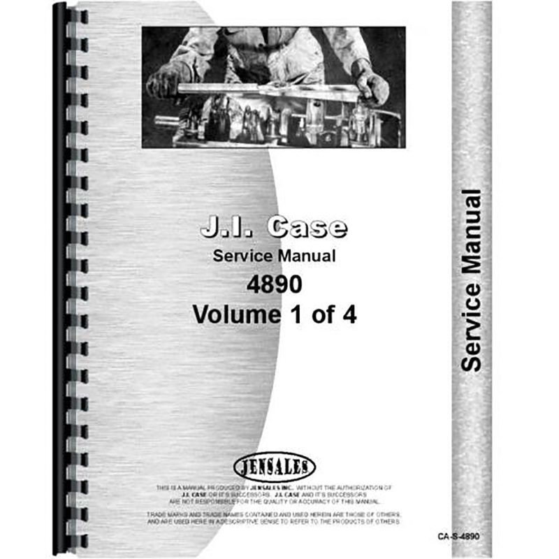 Service Manual Fits Case 4890 Tractor