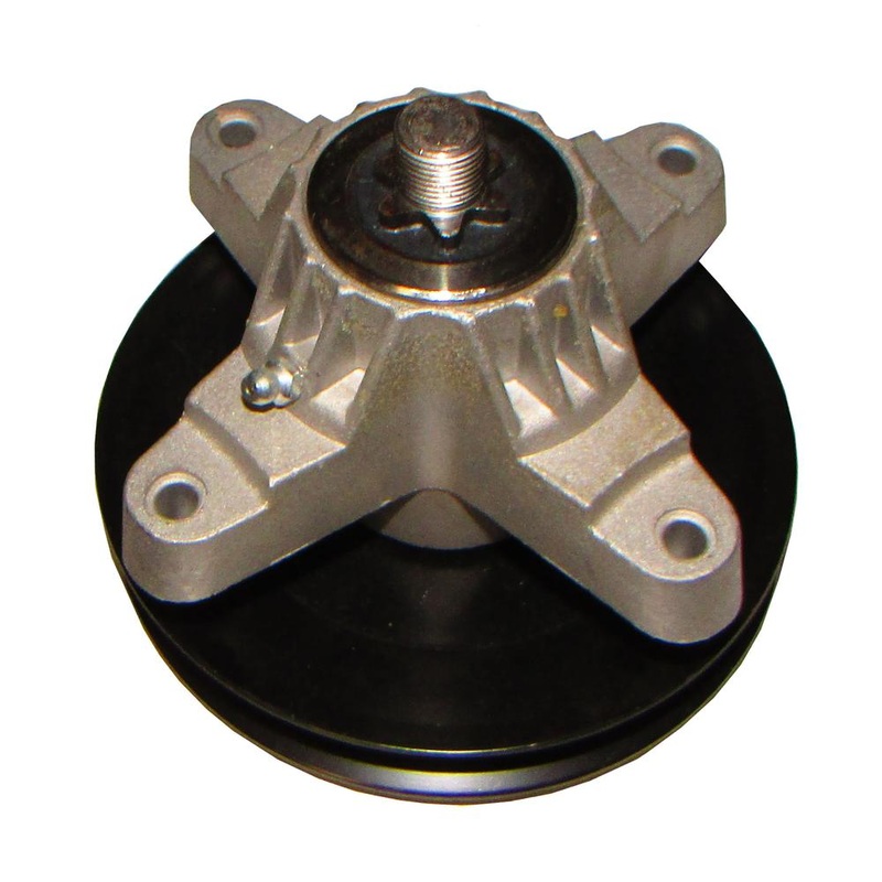 Spindle Assembly with Pulley for MTD Troy Bilt LTX1842 Bronco Super Bronco