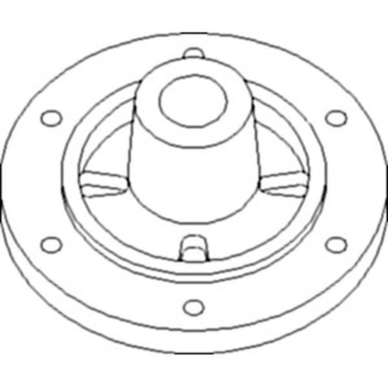 H97574 Fits John Deere Combine Lower Tailings Auger Drive Hub 6620 6622 7720