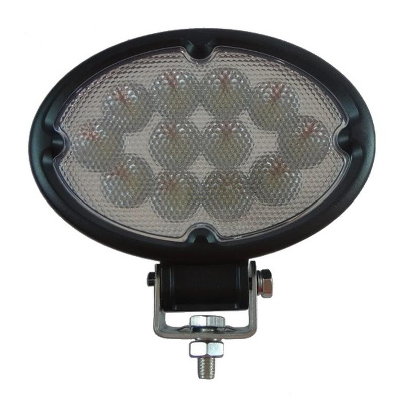 LED-640F Oval LED Flood Beam Light Cab Lamp with 2500 Lumens