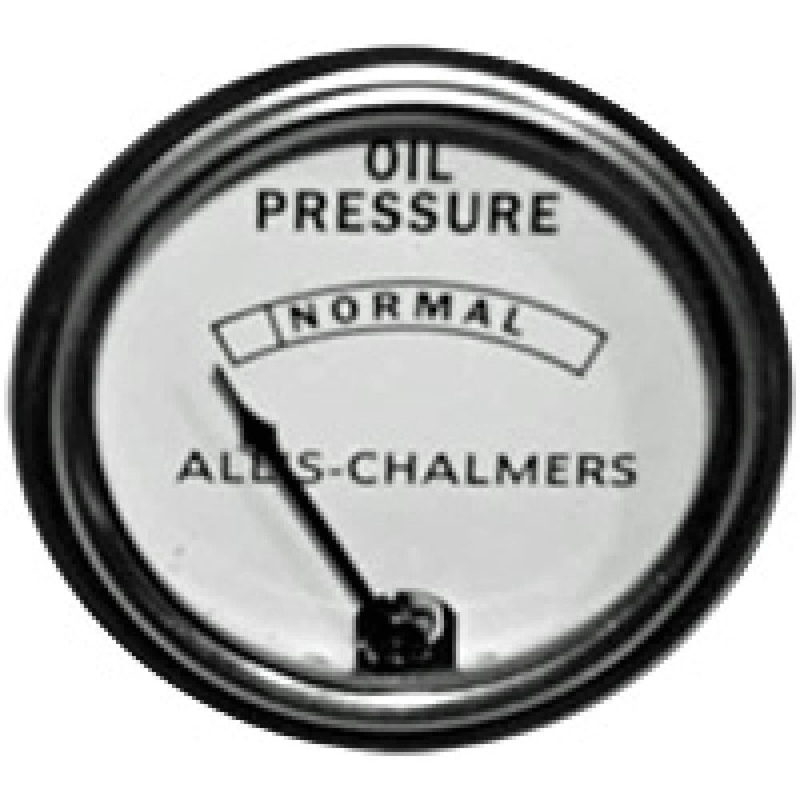 70228718 White Oil Pressure Gauge Fits Allis Chalmers Tractor Models D10 D12 D14