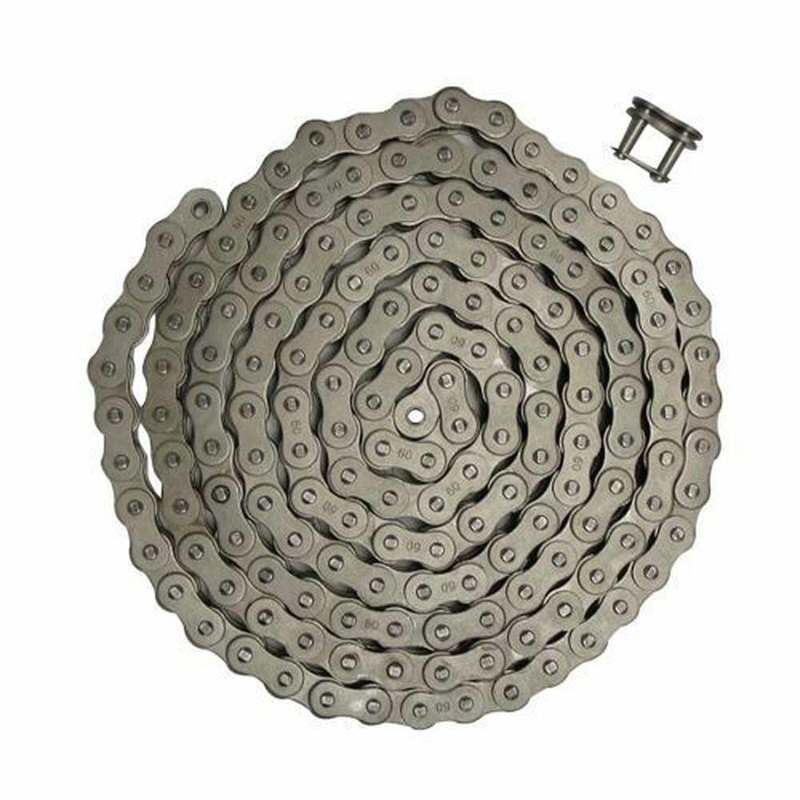 10 Foot Roll of Rivet Type Roller Chain 0.500" Pitch 0.313" Wide Size 40