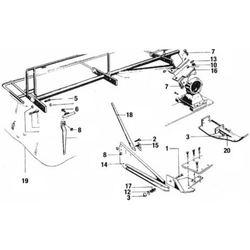 97884570 Disc Mower Curtain fits Vicon CM216 CM217 ECC1106958 EC1106958