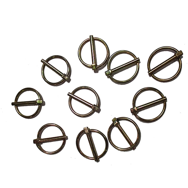PN01 Pack of 10 Universal Linch Lynch Pin Clip 3/16" x 1 1/4" 1320 For Tractors