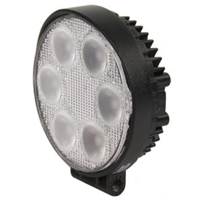 WL100 Round LED Flood Work Lamp 10-30 Volt DC 1440 Lumens for Universal Tractors