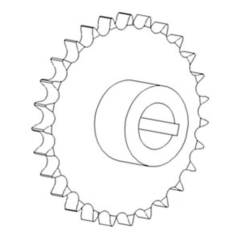 296022A1 Grain Elevator Drive Sprocket Assembly Fits Case IH 2366 2388 + Combine