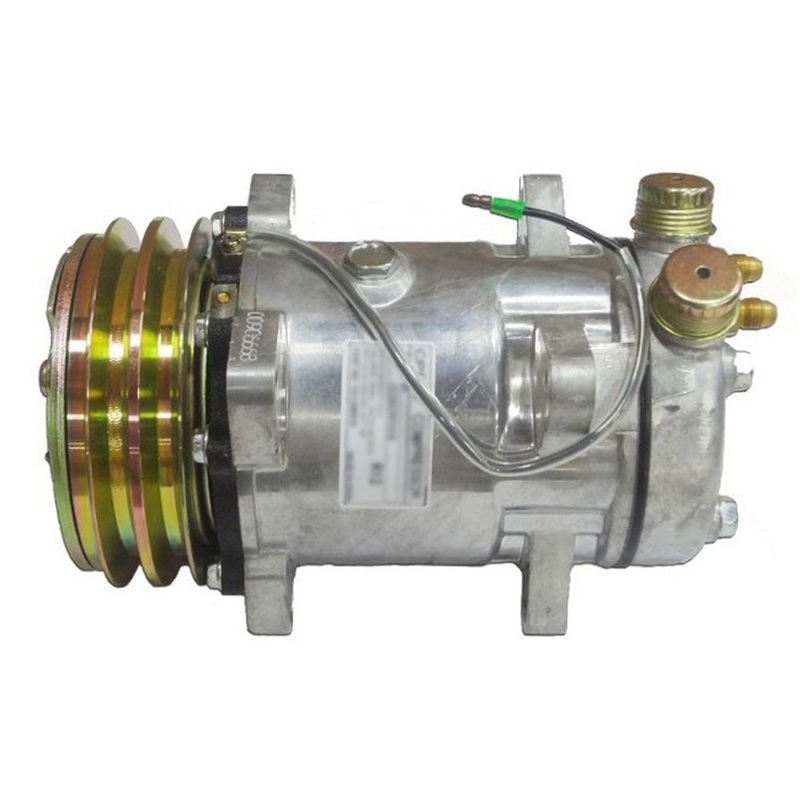 72162168 Tractor A/C Compressor with Clutch Steiger Fits Allis Chalmer White