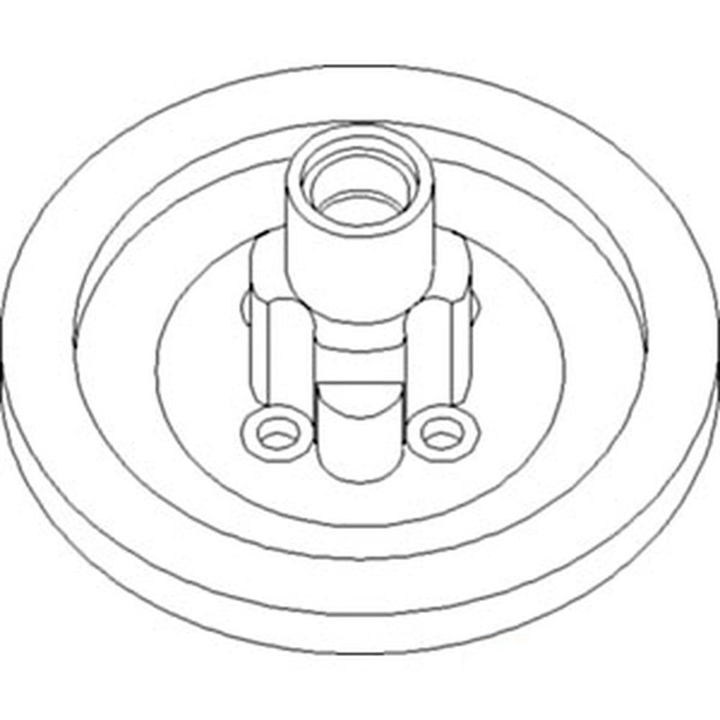 AH131248 Fan Drive Pulley Fits John Deere Separator CTS 9400 9500 9500SH