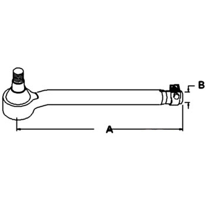 ZP0501205464 RH Tie Rod Fits Ford/New Holland TW15 TW25 TW5 6710 7610 7710