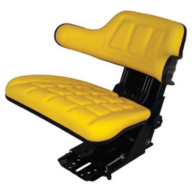 W316YL Universal Replacement Yellow Tractor Seat Fits Hesston Fits John Deere