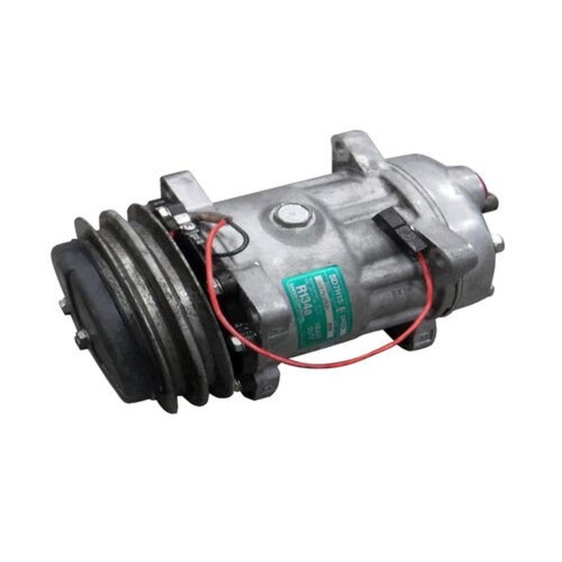 Used Air Conditioning Compressor - w/Clutch fits Massey Ferguson 375 390 398 3386861M1 3712528M2 3782613M2 fits White fits Allis Chalmers