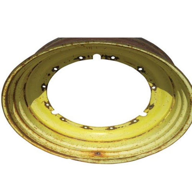 Used Flange Style- 16" X 46" - 12 Bolt Plate Front Rim fits John Deere 7610 7710 7810 8110 8210 8310 8410 9100 9120 9200 9300 9320 9400 9520 RE175533