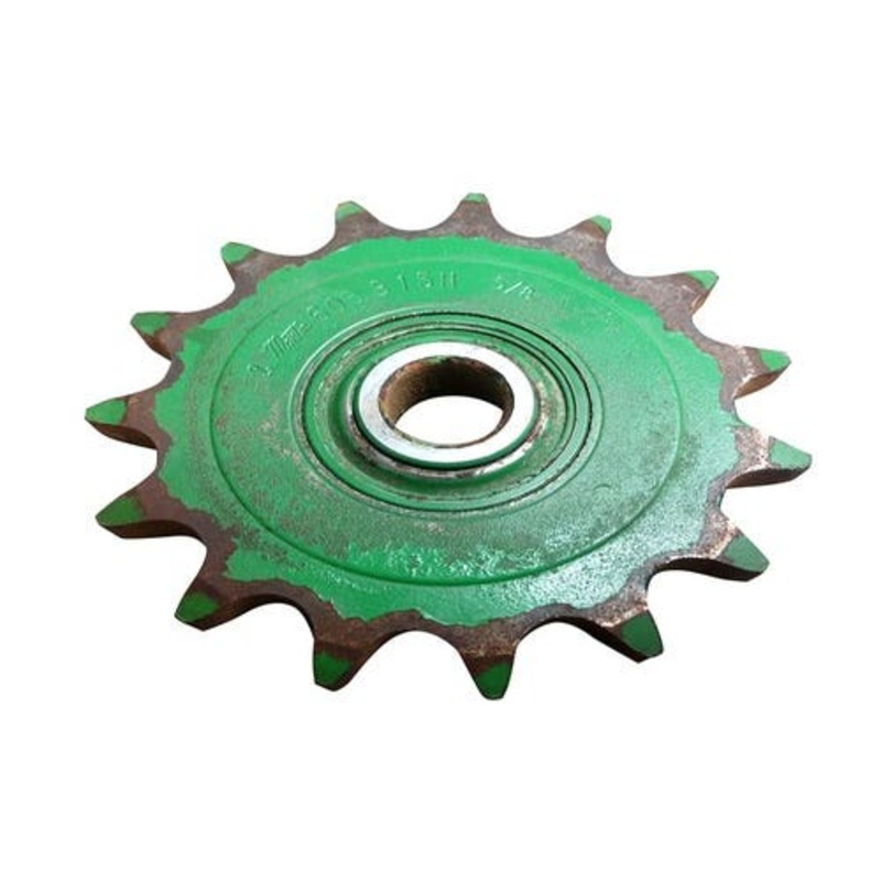 Used Idler Sprocket - 15 Teeth 60 Chain fits John Deere 6622 9400 9410 9450 9500 9510 9550 9560 9600 9610 9650 9660 344 443 543 643 644 843 AE27909