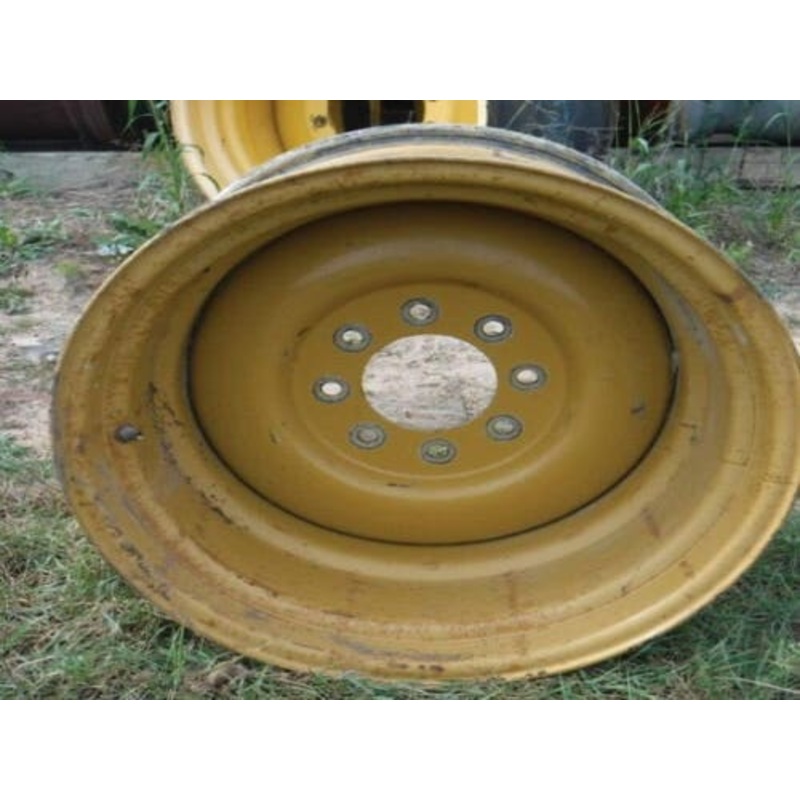 Used 16" x 24" 7 3/4" & 9 1/4" 8 Bolt Rim fits Caterpillar 416C 426B 426C 428 428B 428C 428D 430D 436 436B 436C 438 438B 438C 438D 442D 446B 112-4411