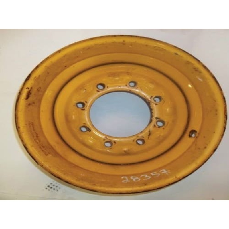 Used 8.25" x 16.5" 4" & 5.25" Offset 8 Bolt Rim fits John Deere 6675 7775 MG86509619 fits New Holland C175 L160 L170 L175 LS160 LS170 86509619