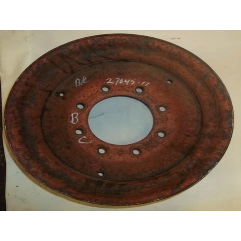 Used 8.25" x 16.5" 4" & 5" Offset 8 Bolt Rim fits Bobcat 743 743B 753 7232566 6730771