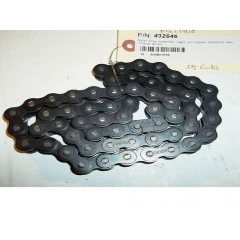 Used Roller Chain Assembly fits John Deere 570 575 MG46764 fits New Holland L451 L452 L454 L455 31 33 36 46764