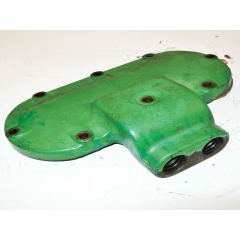 Used Engine Oil Cooler Cover fits John Deere 4440 4630 4640 4840 8430 4050 4650 4850 7020 5200 5400 5440 5460 5720 5730 5820 5830 740 790 850B R50421