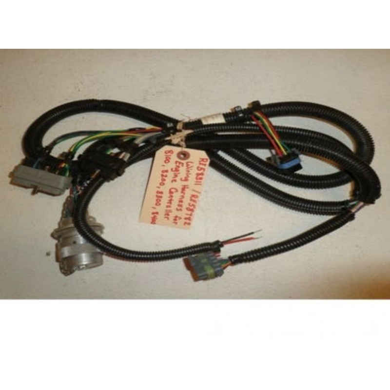 Used Engine Controller Wiring Harness fits John Deere 8100 8100T 8200 8200T 8300 8300T 8400 8400T RE58311