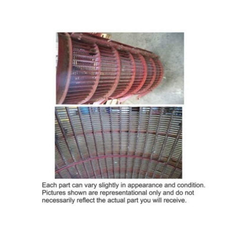 Used Small Wire Concave Set with Bolt on Extensions fits Case IH 1640 1644 1660 1666 2166 2366 1309208C3 1309210C3 1318553C1 307984A1 1318554C1