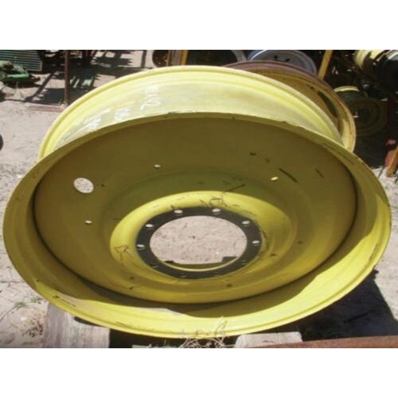 Used 18" X 42" 10 Bolt 11" Pilot Dual Rim fits John Deere 4555 4560 4650 4755 4760 4850 4955 4960 7710 7810 8100 8300 8430 4055 4255 4455 RE211631
