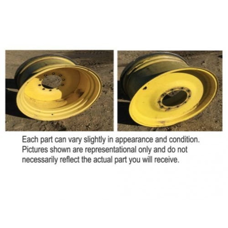 Used 20" X 34" 10 Bolt Dual Rim fits John Deere 4240 8430 8440 8450 8630 8640 8650 8850 4250 4050 AR80517 RE21337