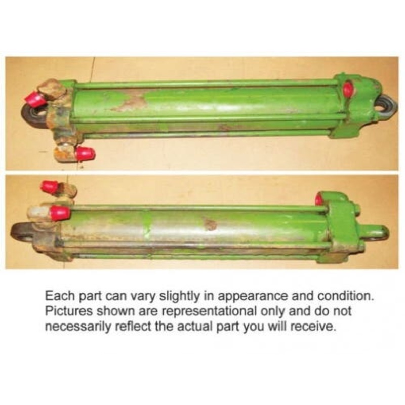 Used Feedback Steering Cylinder Assembly fits John Deere 444C 444CH 544C 644C 646C 444C 544C 644C 8430 8440 8450 8630 8640 8650 8850 AR70380