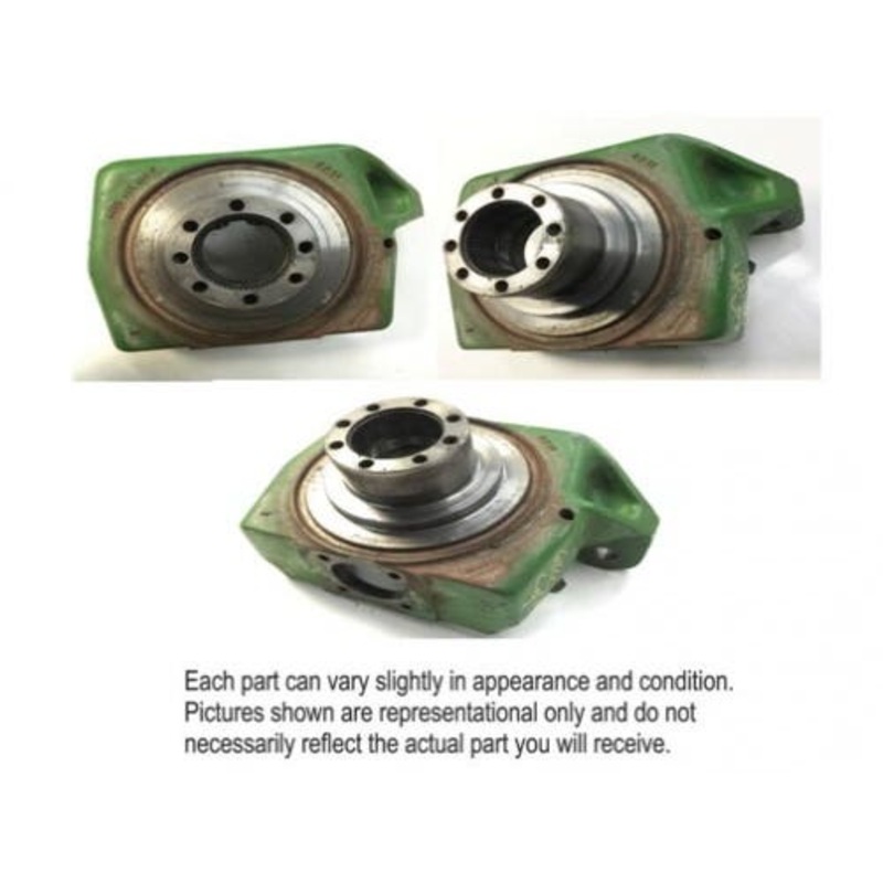 Used MFWD Knuckle Housing - Left Hand fits John Deere 6500 6110 6120 6210 6215 6220 6300 6310 6320 6400 6405 6410 6415 6420 6500 6510S 6520L L100236