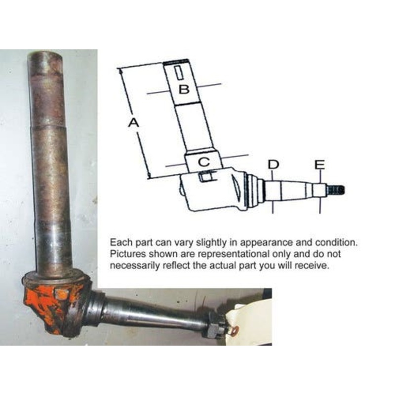 Used Spindle - Left Hand fits Ford 600 700 800 900 2000 4000 NCA3106B F2NN3106BA