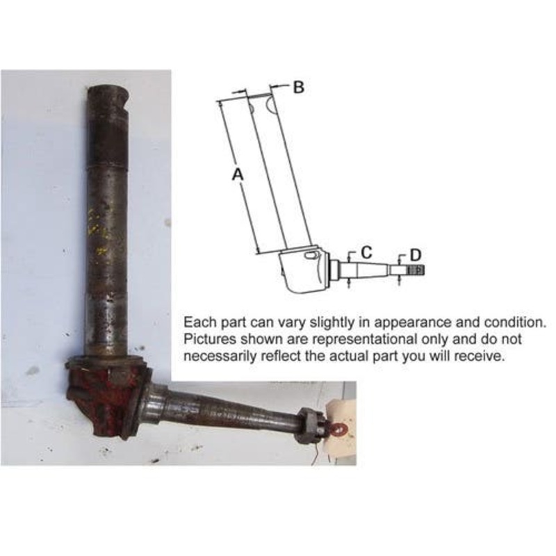Used Spindle - Left Hand fits Ford NAA 8N 8N3106B