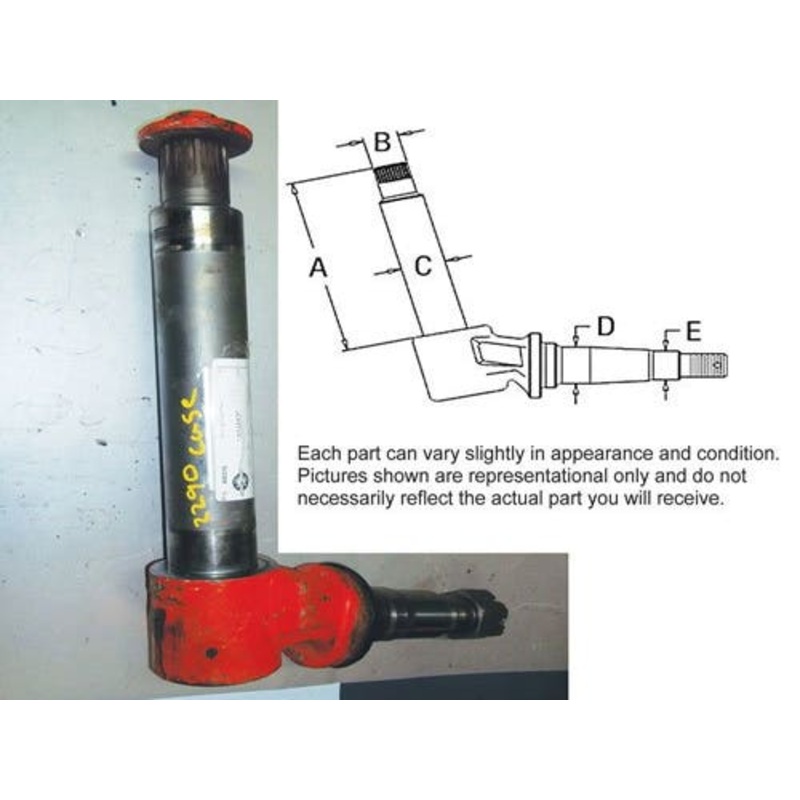 Used Spindle - Right Hand & Left Hand fits Case 2090 2094 2294 2290 A145941 A161259 A167024