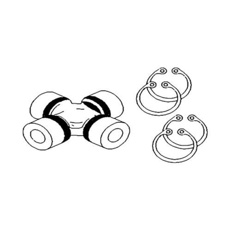 Cross and Bearing Kit fits New Holland TD75D TD95D 5530 6530 9962244 fits Ford 9959678 fits Allis Chalmers 9962244V fits FIAT 80-66 9966603