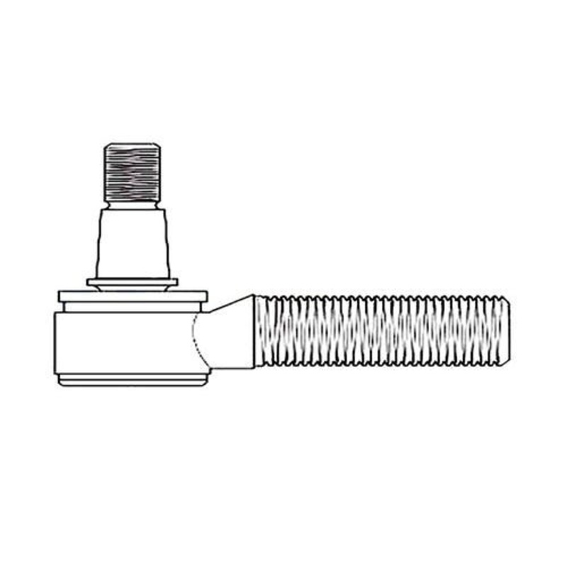 Tie Rod End - Outer Right Hand fits New Holland TT45A TT50A TT60A TT75A Workmaster 55 Workmaster 45 Workmaster 55 Workmaster 65 Workmaster 75 9970791