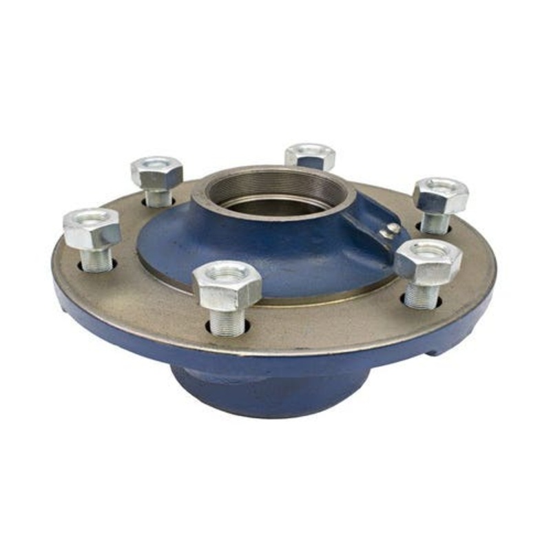 Front Wheel Hub- 6 Bolt with Lugs and Nuts fits Ford 5000 5100 5200 5600 5610 6600 6610 6700 6710 7000 7100 7200 7600 7610 7700 7710 C9NN1104D
