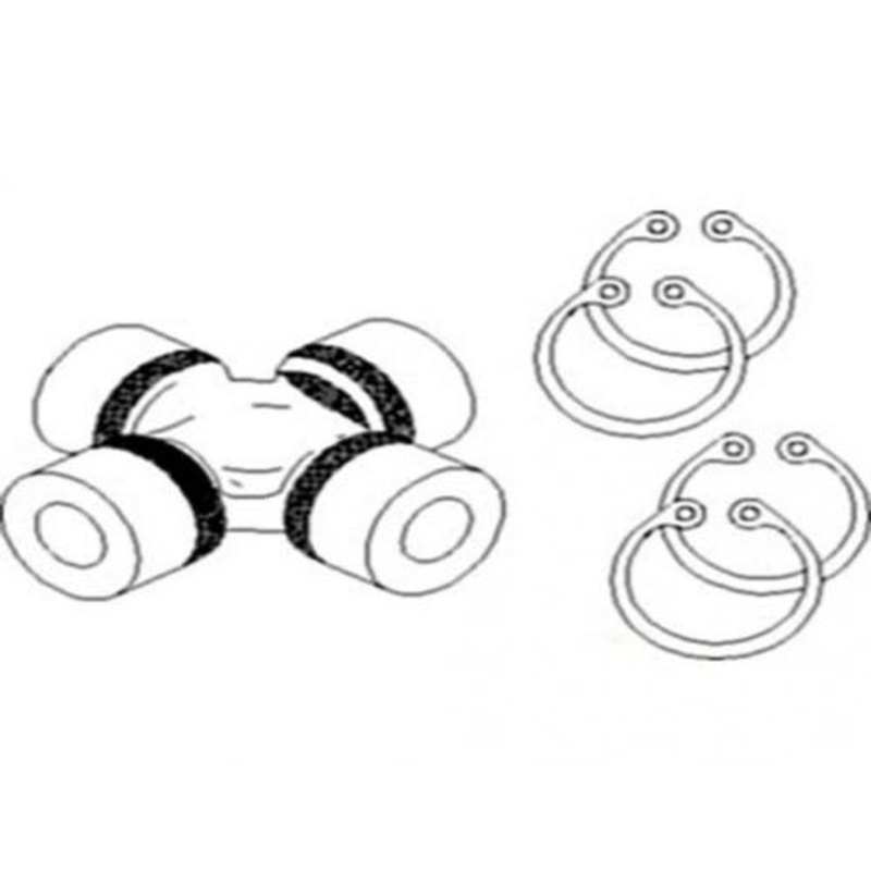 Cross and Bearing Kit fits Case IH MX100 MX110 MX120 MX135 MX150 MX170 253073A1