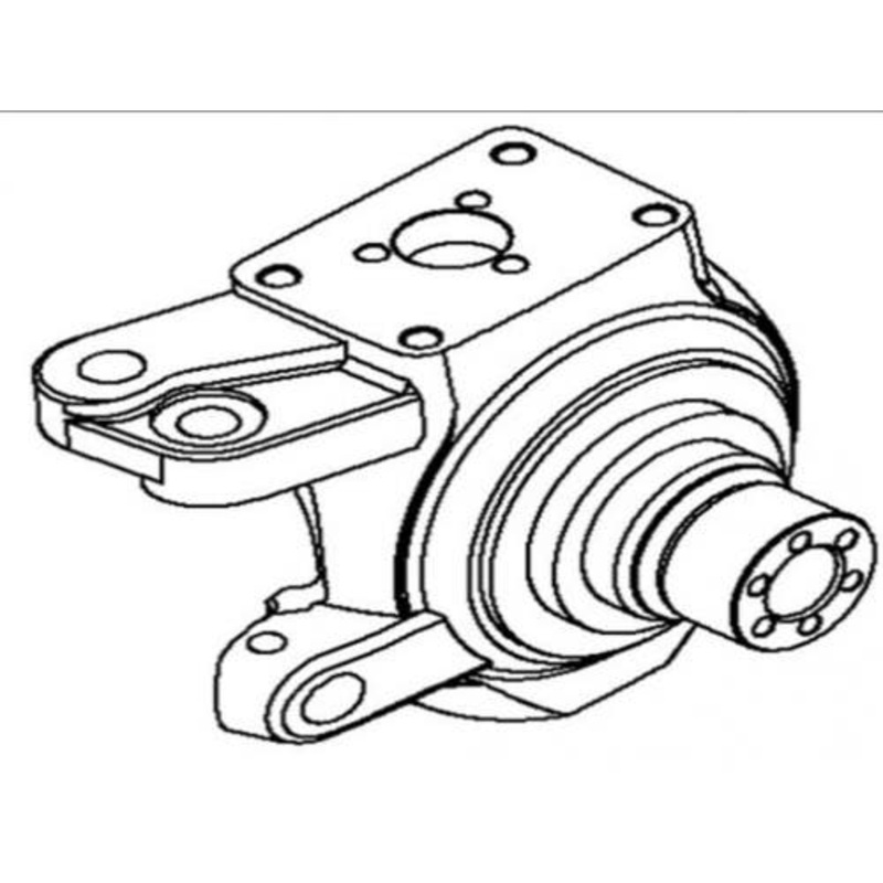 Dana / Spicer - Mechanical Front Wheel Drive Right Hand Steering Knuckle Assembly fits New Holland T8040 TG210 TG230 292564A2 fits Case IH 292564A2
