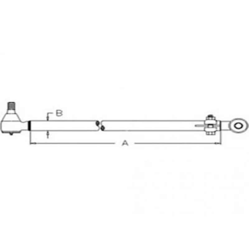 Drag Link Tube with End fits Ford 4610 E0NN3304AB