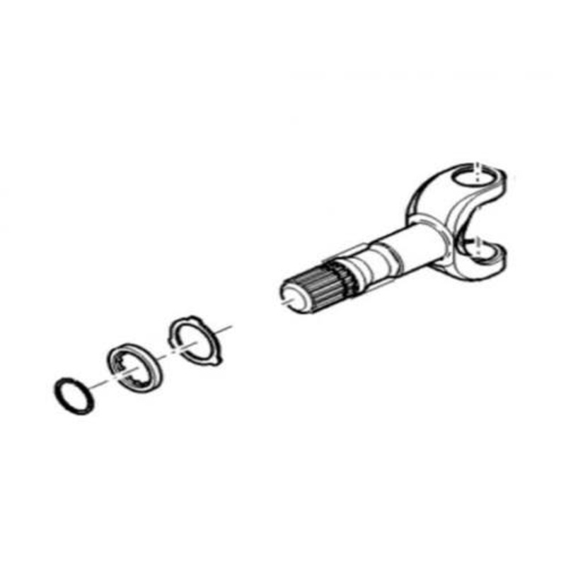 Drive Shaft Yoke Kit fits John Deere 5076EF SJ16519 fits Carraro 64251