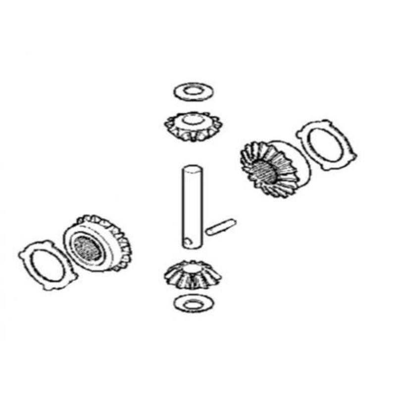 Front Axle Differential Kit - Carraro fits John Deere 5105 5205 RE73076 fits Carraro 66353