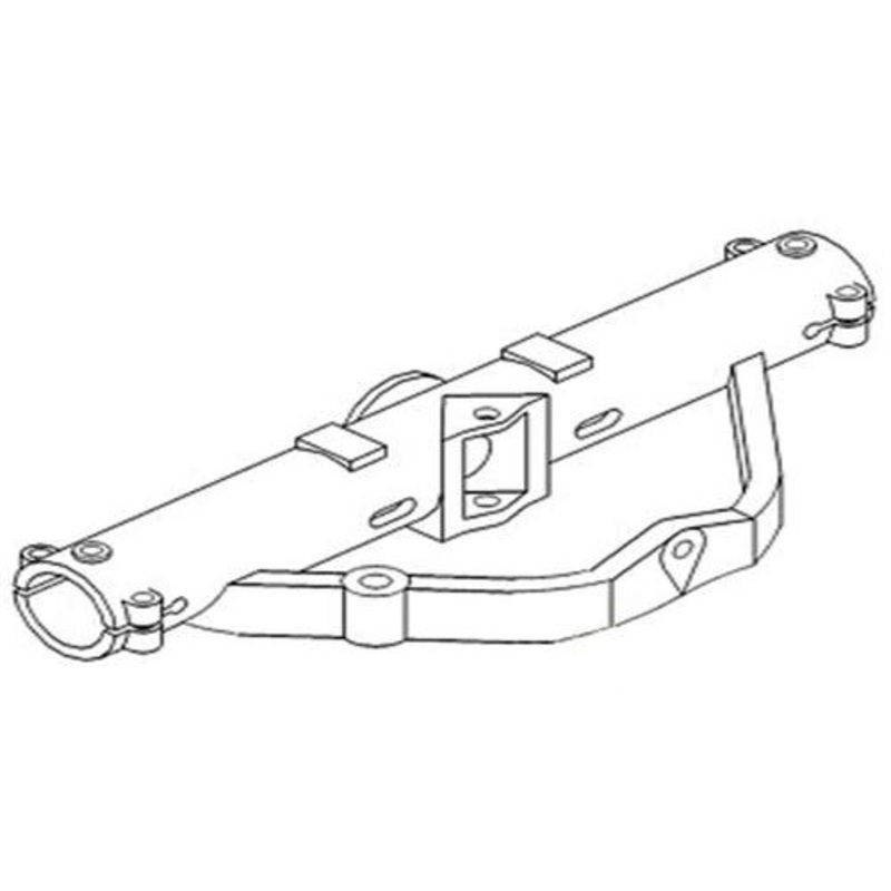 Axle Center Tube Assembly fits International Hydro 100 Hydro 186 786 886 966 986 1066 1086 1466 1468 1486 1566 1568 1586 fits Case IH 71816C91