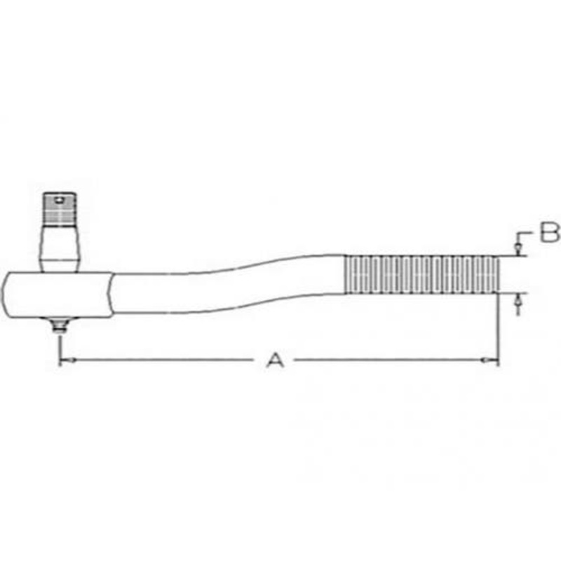 Tie Rod End fits New Holland 8670 8670A 8770 8770A 8870 8870A 8970 8970A 86507390 86024884